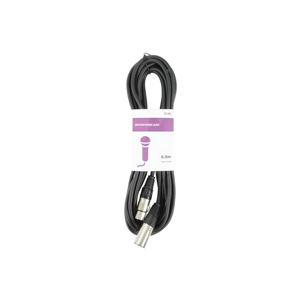 Essential Microphone Leads XLR Female - XLR Male - 6.0m