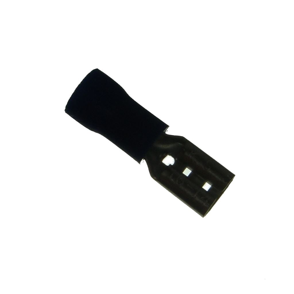 Crimp terminal, female blade, 1.5 - 2.5mm&#216; cable, Blue, 4.75mm