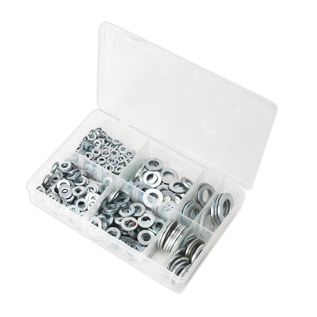 Flat Washer Assortment 495pc M6-M24 Form C Metric