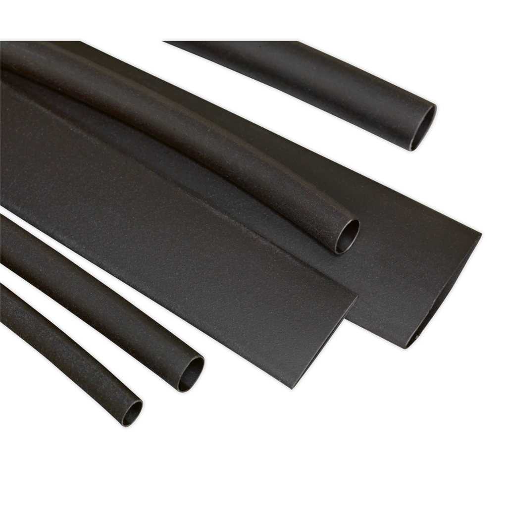 Heat Shrink Tubing Assortment 95pc 100mm Black