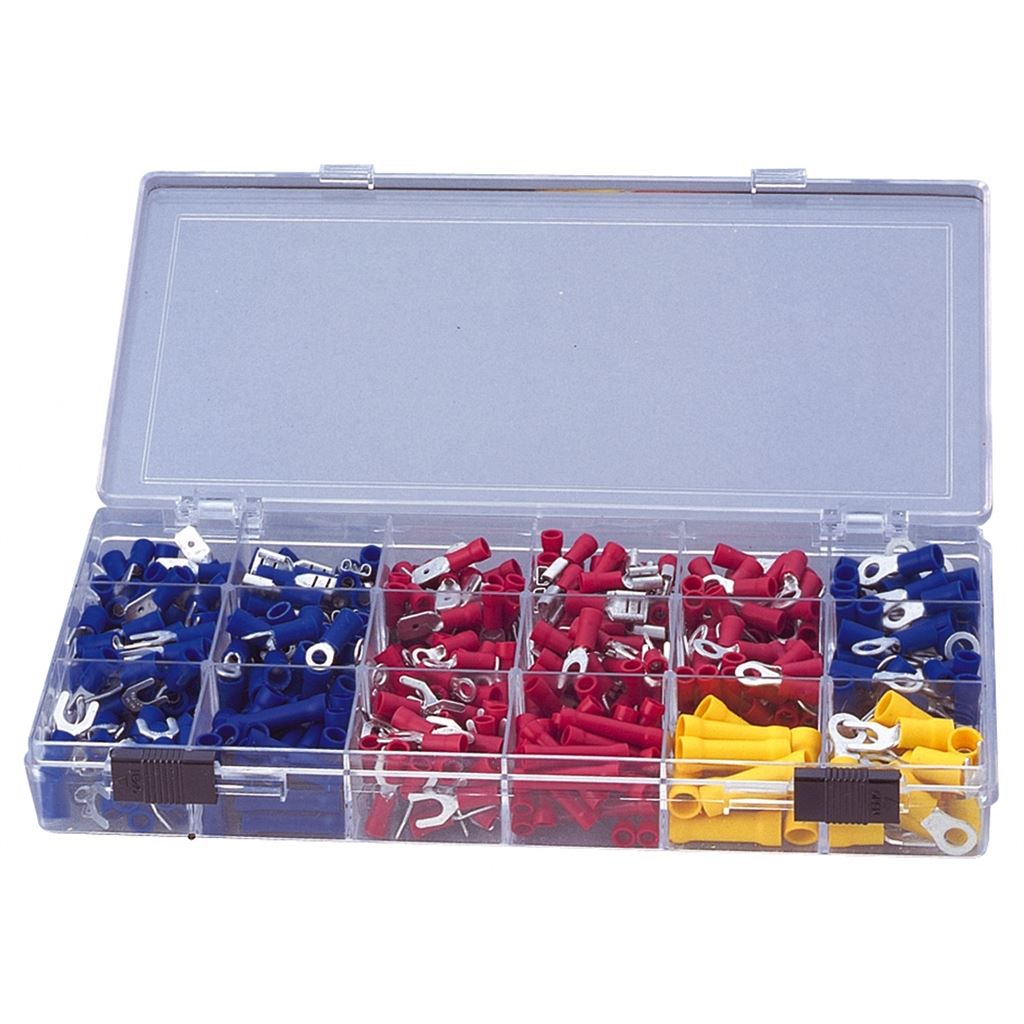 Crimp Terminal and Connector Kit with Assorted Terminals