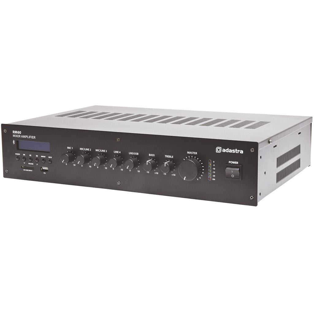 RM series 5-channel 100V mixer amplifier - RM60 Mixer-Amplifier