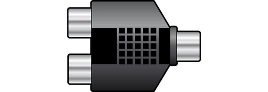 Splitter RCA socket to 2 x RCA sockets