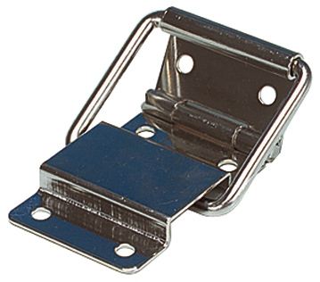 Nickel Heavy Duty Metal Case Hinge for 95 Degree Lid Opening