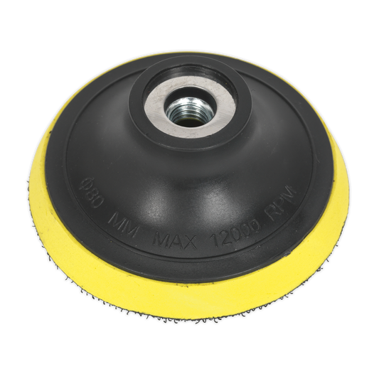 Hook-and-Loop Backing Pad &#216;75mm M10 x 1.5mm
