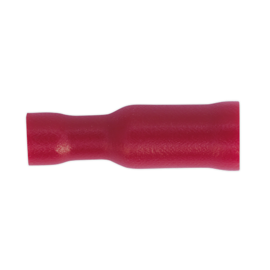 Female Socket Terminal &#216;4mm Red Pack of 100