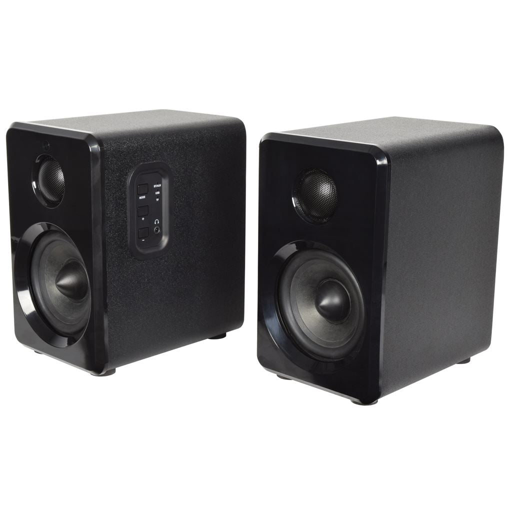 Active Bluetooth Bookshelf Speakers - Black - ABS35BLK