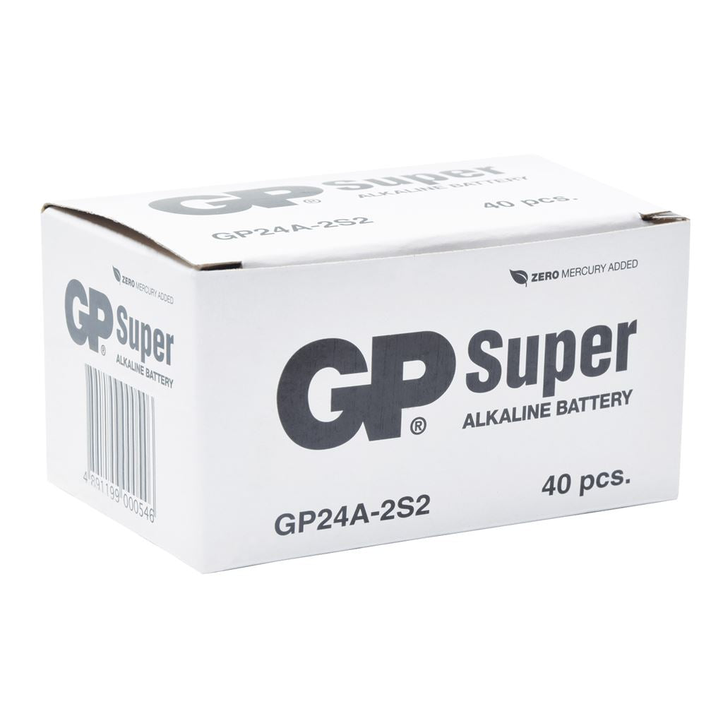 GP Alkaline Batteries Bulk Pack - AAA 40pcs