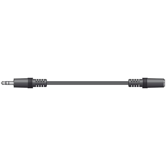 3.5mm Stereo Plug to 3.5mm Stereo Socket Leads - 3.0m