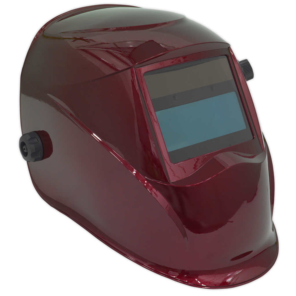 Welding Helmet Auto Darkening - Shade 9-13 - Red