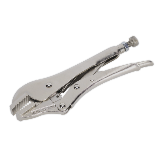 Locking Pliers Straight Jaws 185mm 0-30mm Capacity