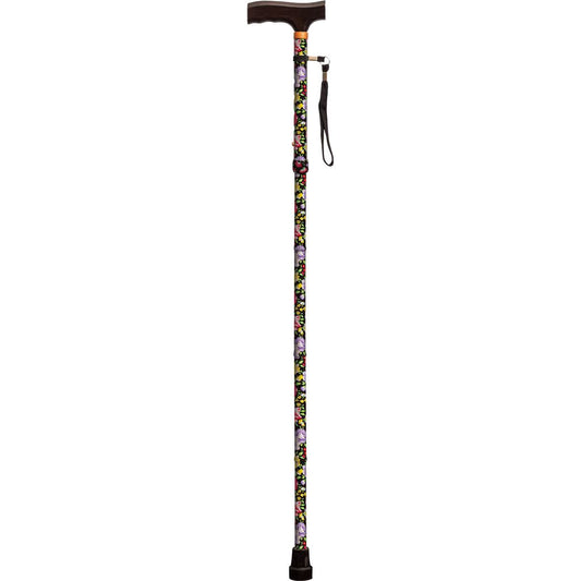 Folding Walking Cane - Patterned