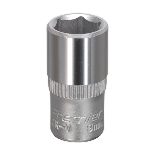 WallDrive&#174; Socket 9mm 1/4"Sq Drive