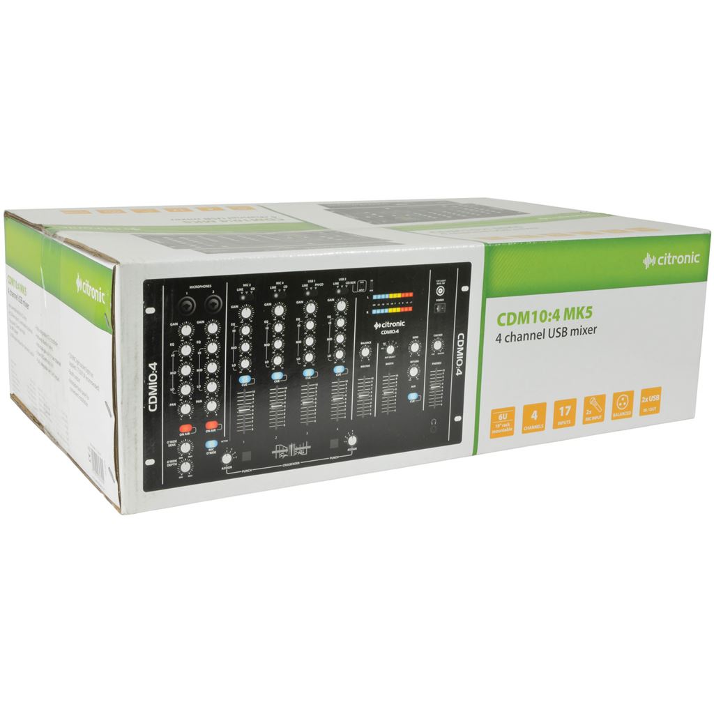 4 Channel USB Mixer - CDM10:4 - MK5