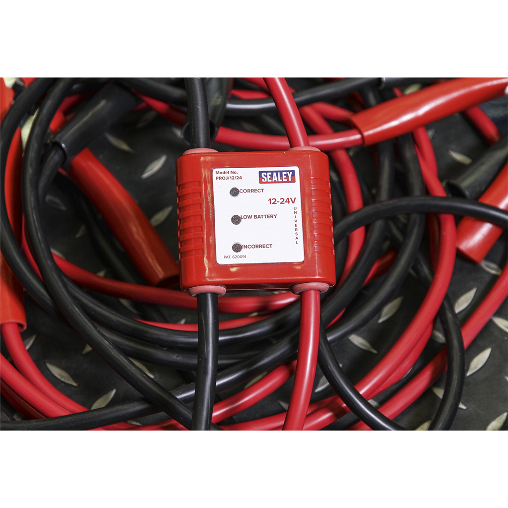 Booster Cables 5m 400A 20mm&#178; with 12V Electronics Protection