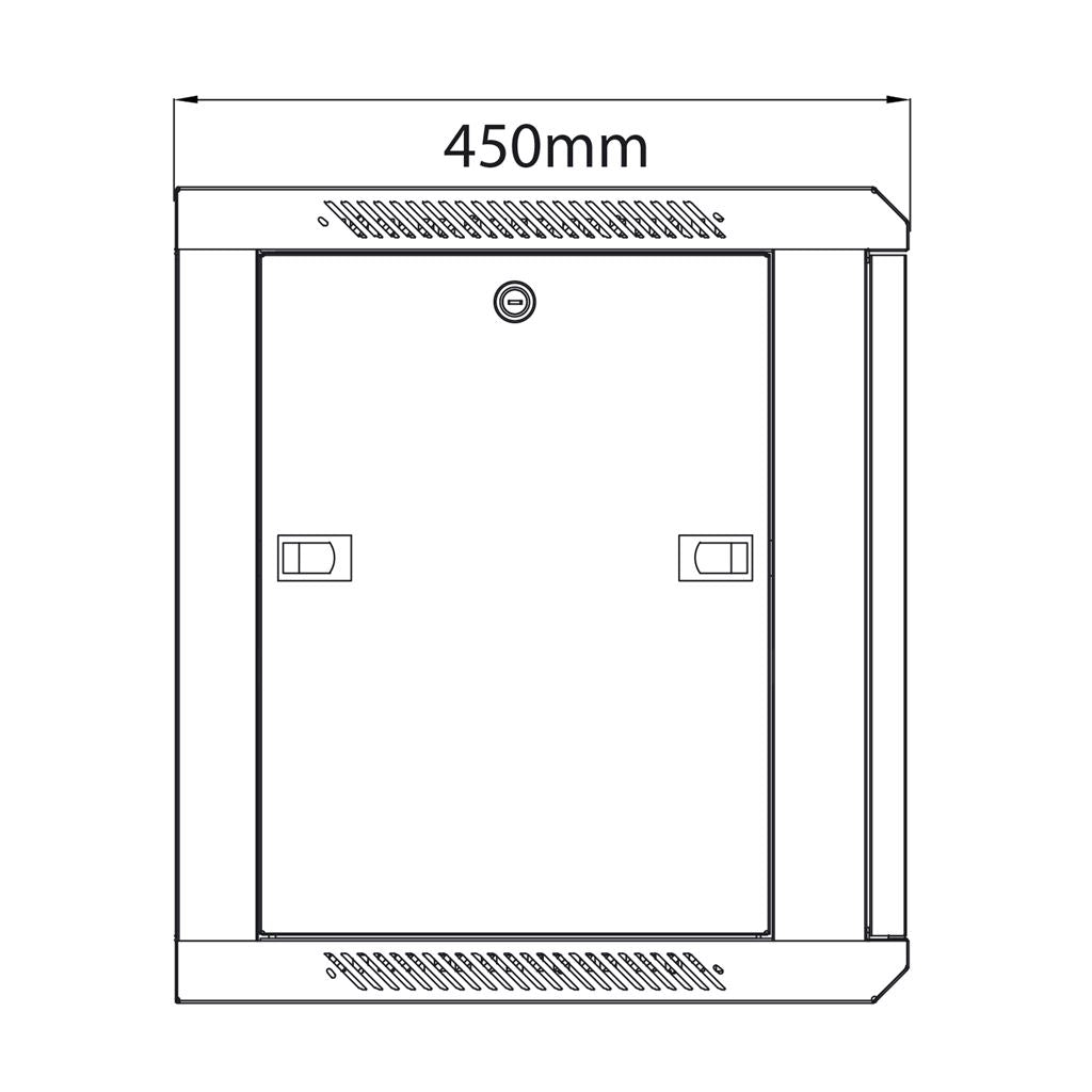 19" Rack Cabinets - 9U x 450mm Deep - RC9U450