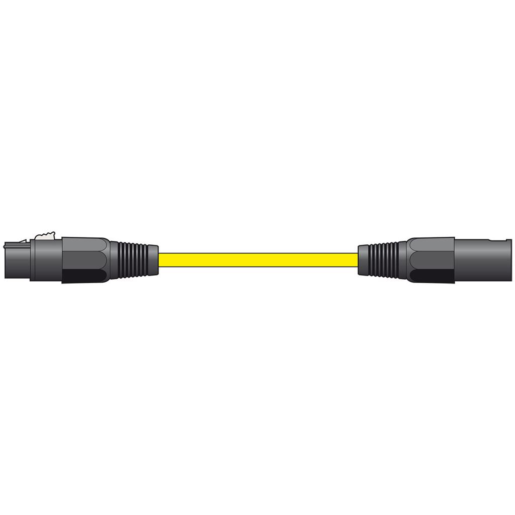 Classic Microphone Leads XLR Female - XLR Male - 6.0m Yellow - XF-XM600YW