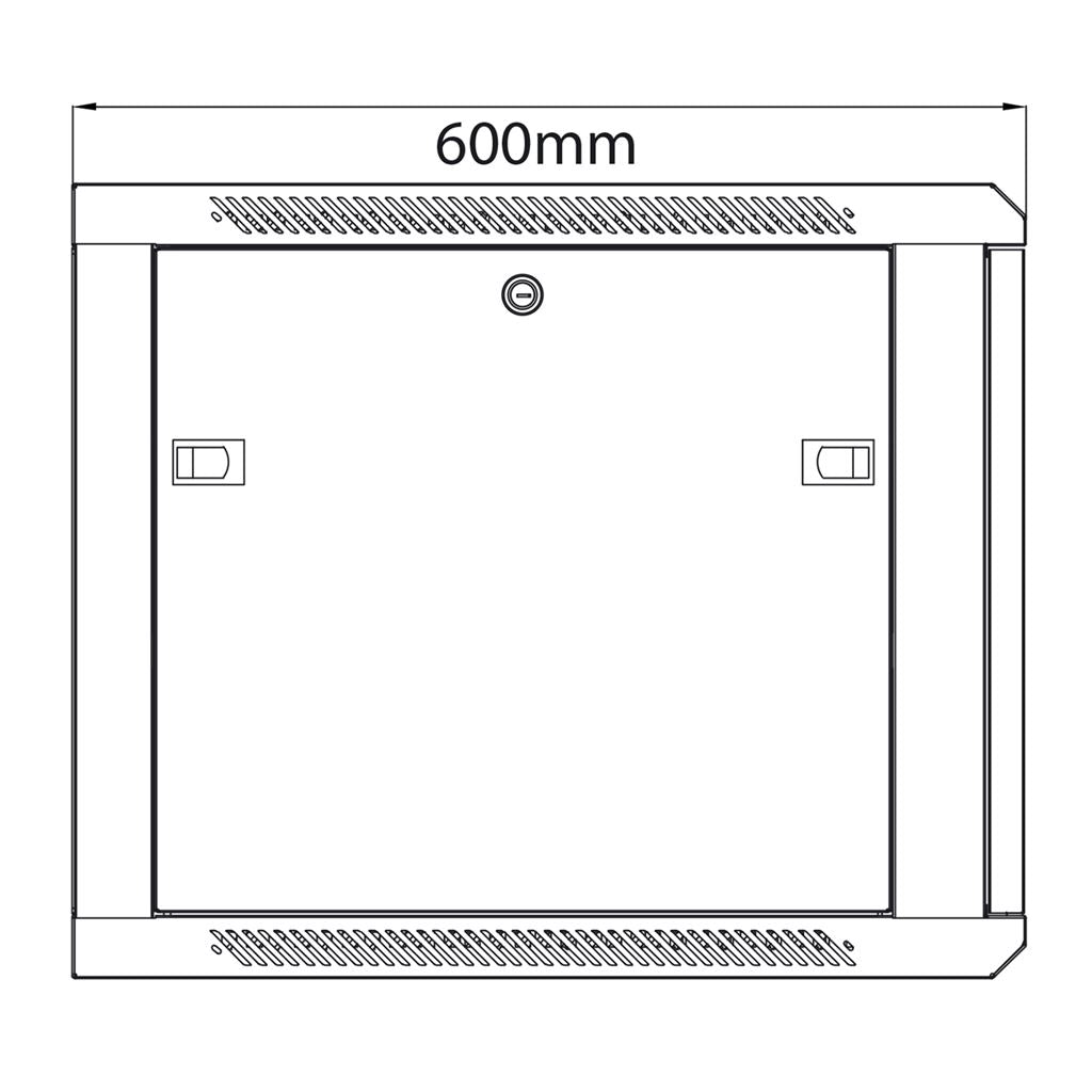 19" Rack Cabinets - 9U x 600mm Deep - RC9U600