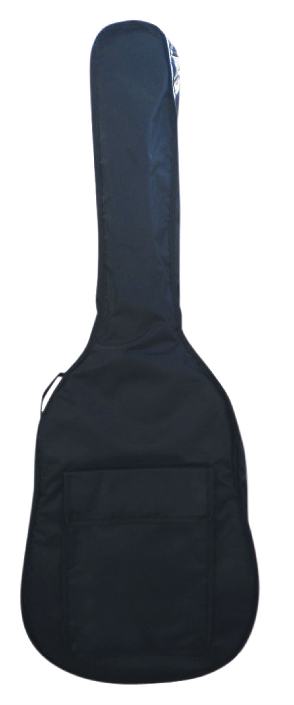 Black Nylon Padded Classical Guitar Bag With Zip Fastener and Carry Handle