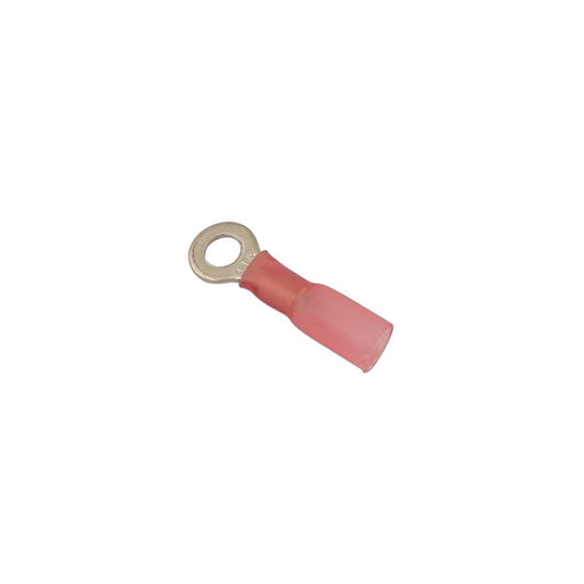 Wiring Connectors - Red - 4.0mm Heat Shrink Ring - Pack Of 25