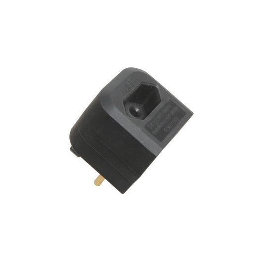 BCA Fused European Converter Plug - Black - bulk - BCA3B