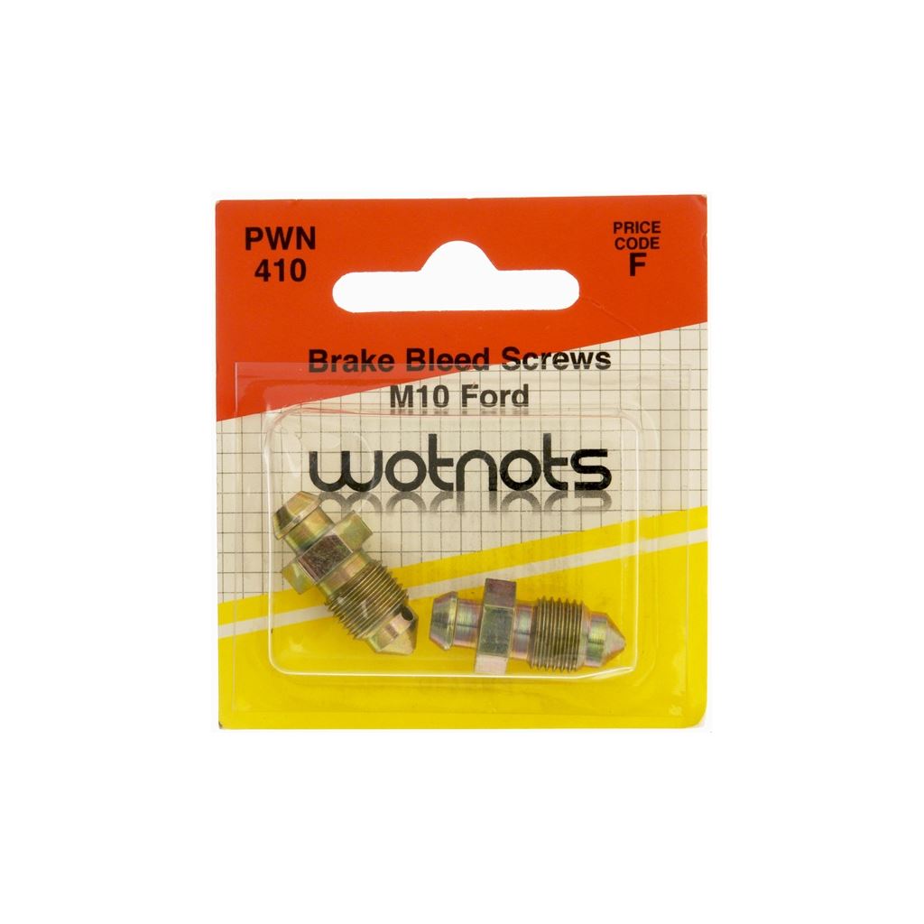 Bleed Screws - M10 x 1 Pitch - Pack Of 2