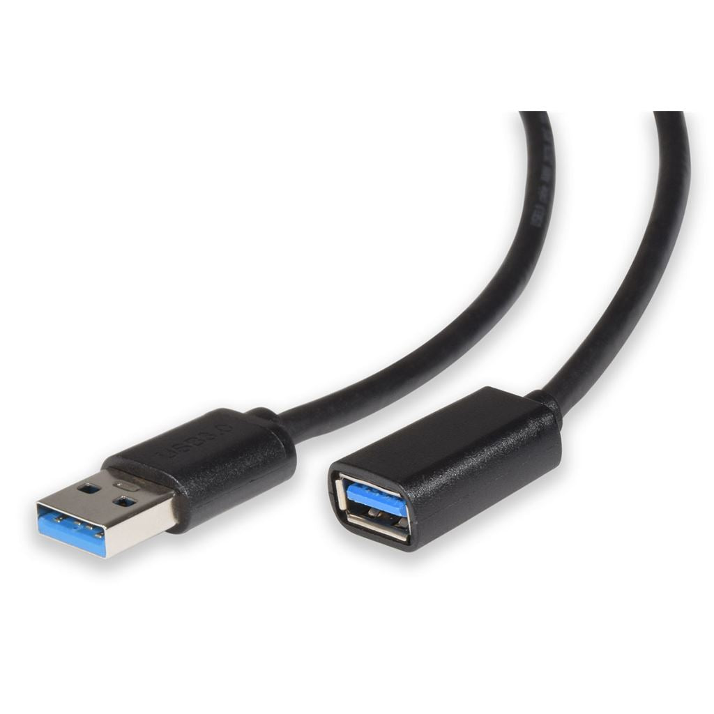 USB 3.0 Type-A Plug to Type-A Socket Leads