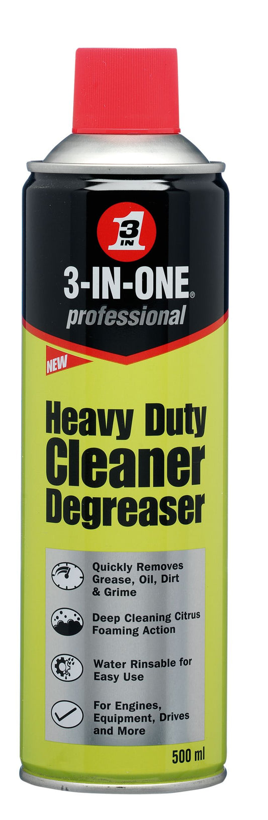 3 in One 500ml Heavy Duty Cleaner Degreaser, (WD40)