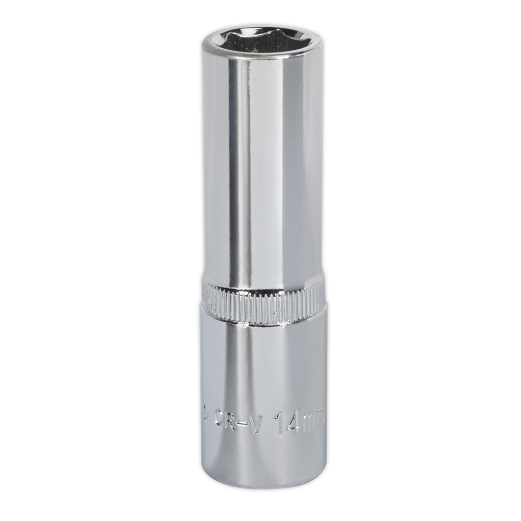 WallDrive&#174; Socket 14mm Deep 1/2"Sq Drive Fully Polished