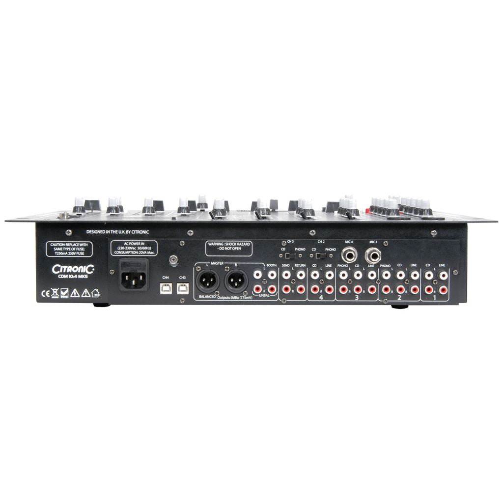 4 Channel USB Mixer - CDM10:4 - MK5