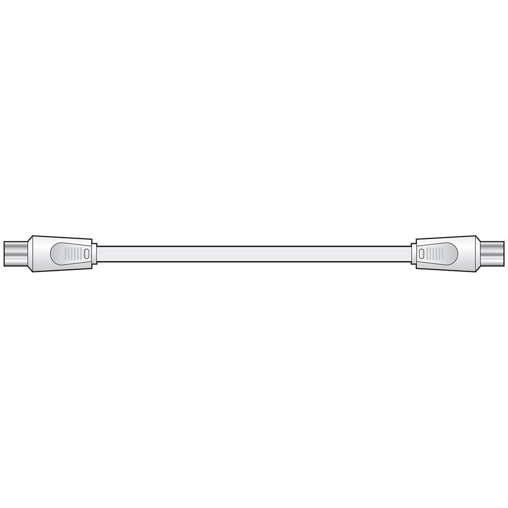 Coaxial Plug to Plug Leads - 10.0m