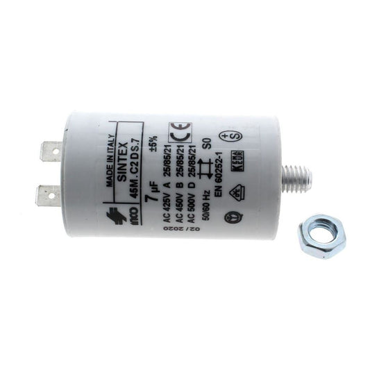 Capacitor 7uf (td) for Hotpoint/Creda/Export Tumble Dryers and Spin Dryers