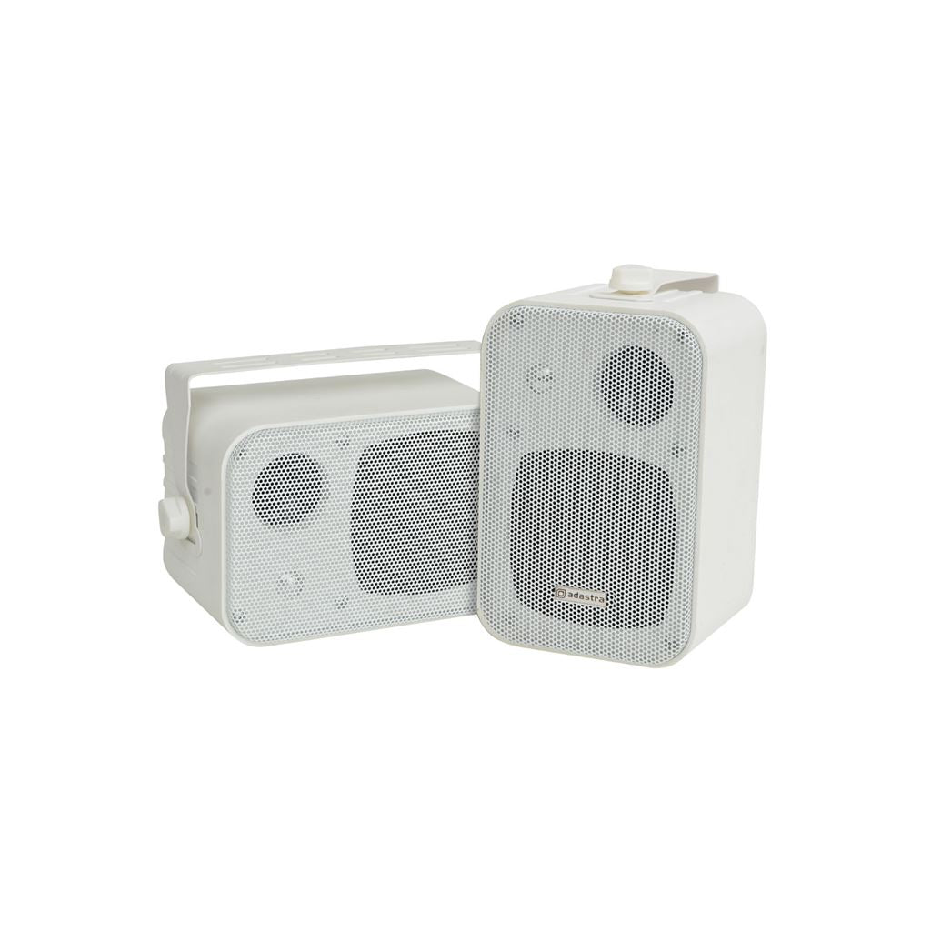 100V Line Background Speakers 4 Inch - 4" 30W White Pair - B30V-W