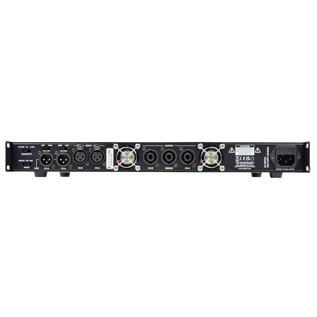 D-Series Class-D Power Amplifiers - D1000 2 x 500Wrms