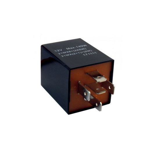 Flasher Relay - 12V - 126A - 5-Pin - Bracket Type