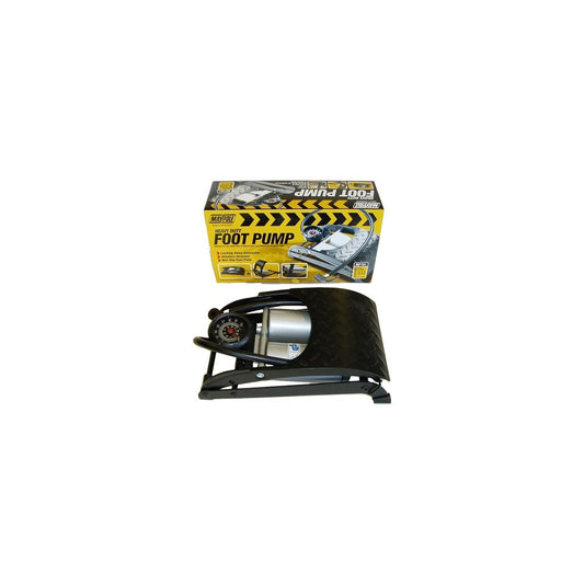 Foot Pump - Heavy Duty - Analogue Gauge - Twin Barrel