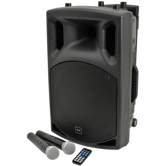 QX Series portable powered PA unit with Bluetooth - QX12PA USB/SD/FM player &