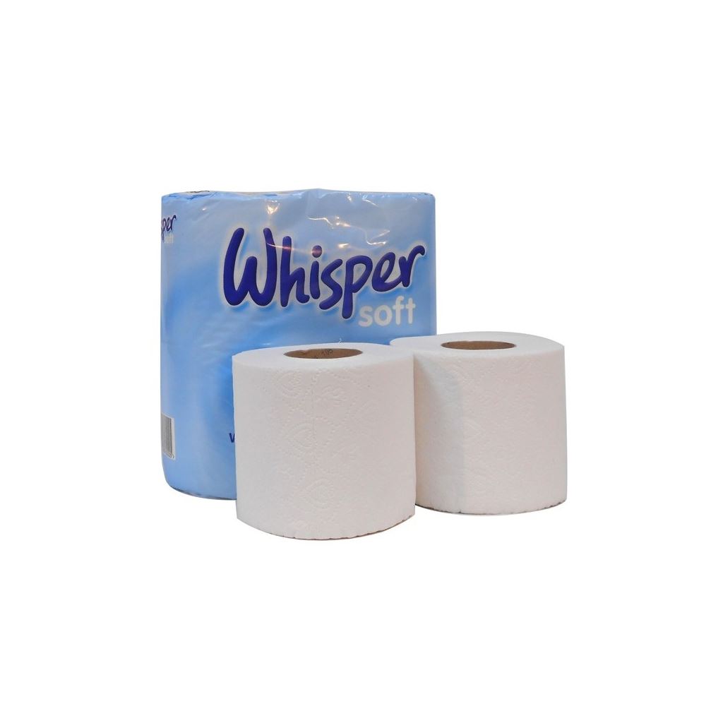 2 Ply Luxury Soft Toilet Rolls - 10 Packs of 4