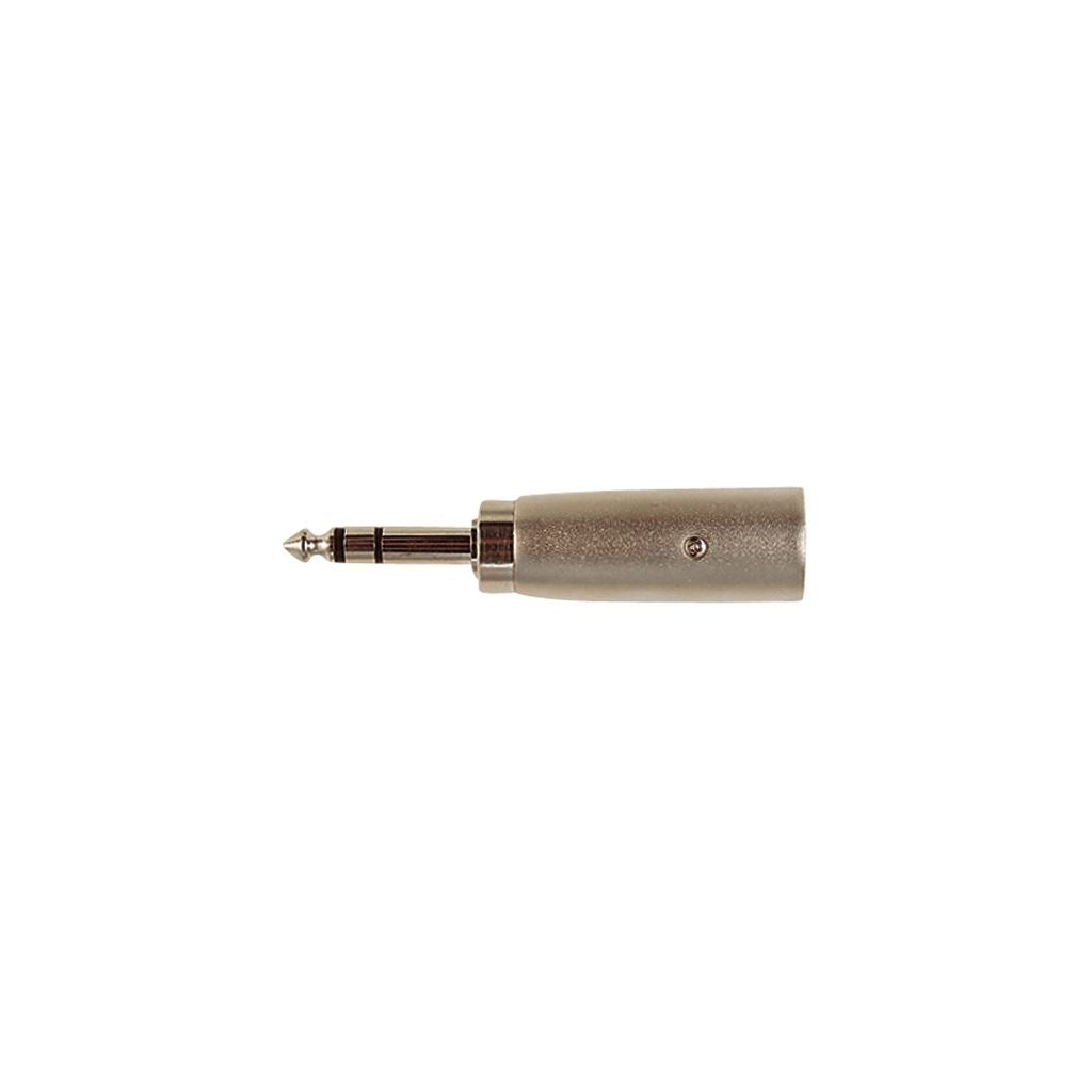 3 Pin XLR Male to 6.35 mm Stereo Plug Adaptor