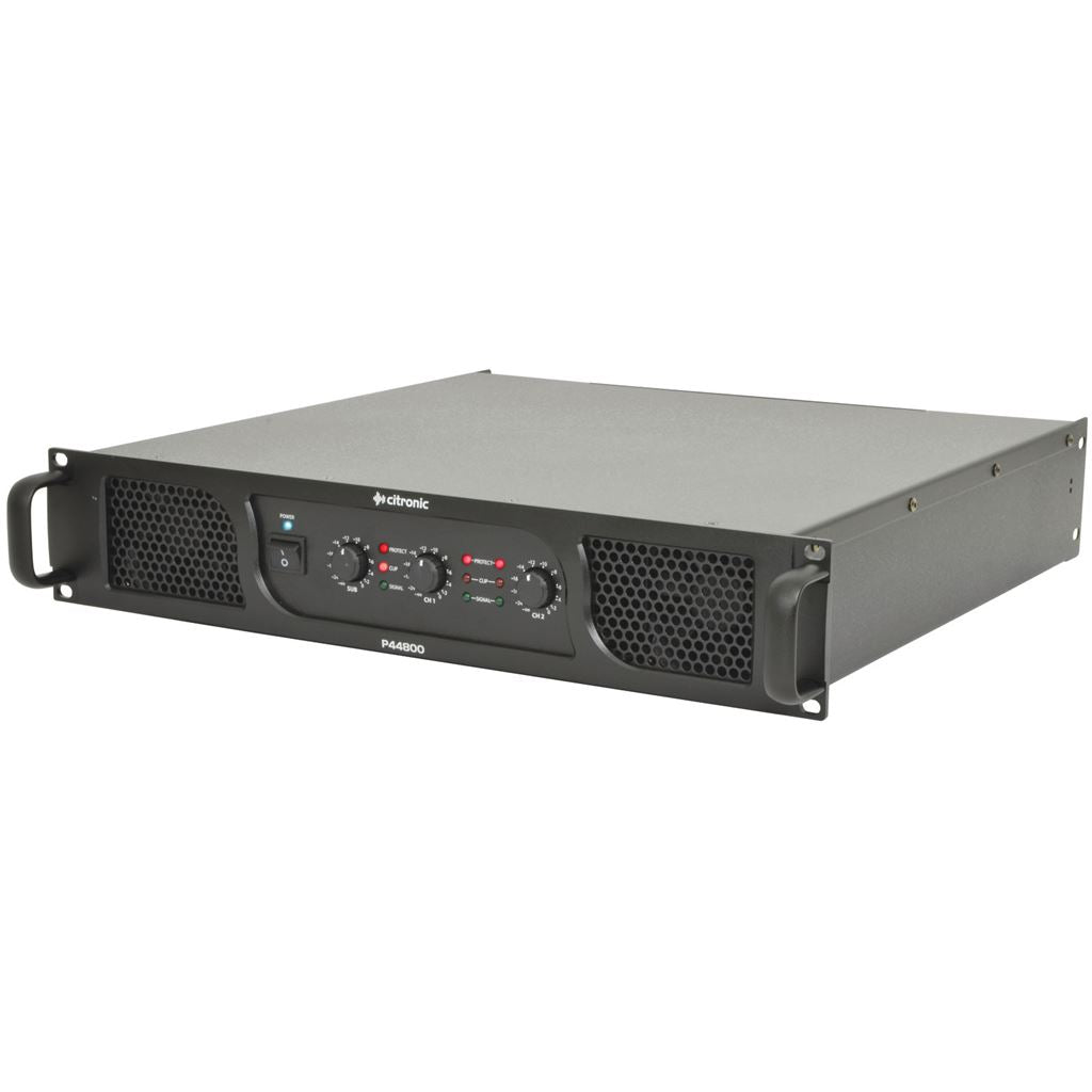 P Series Stereo & Sub Power Amplifiers - P44800 2 x 400W + 800W