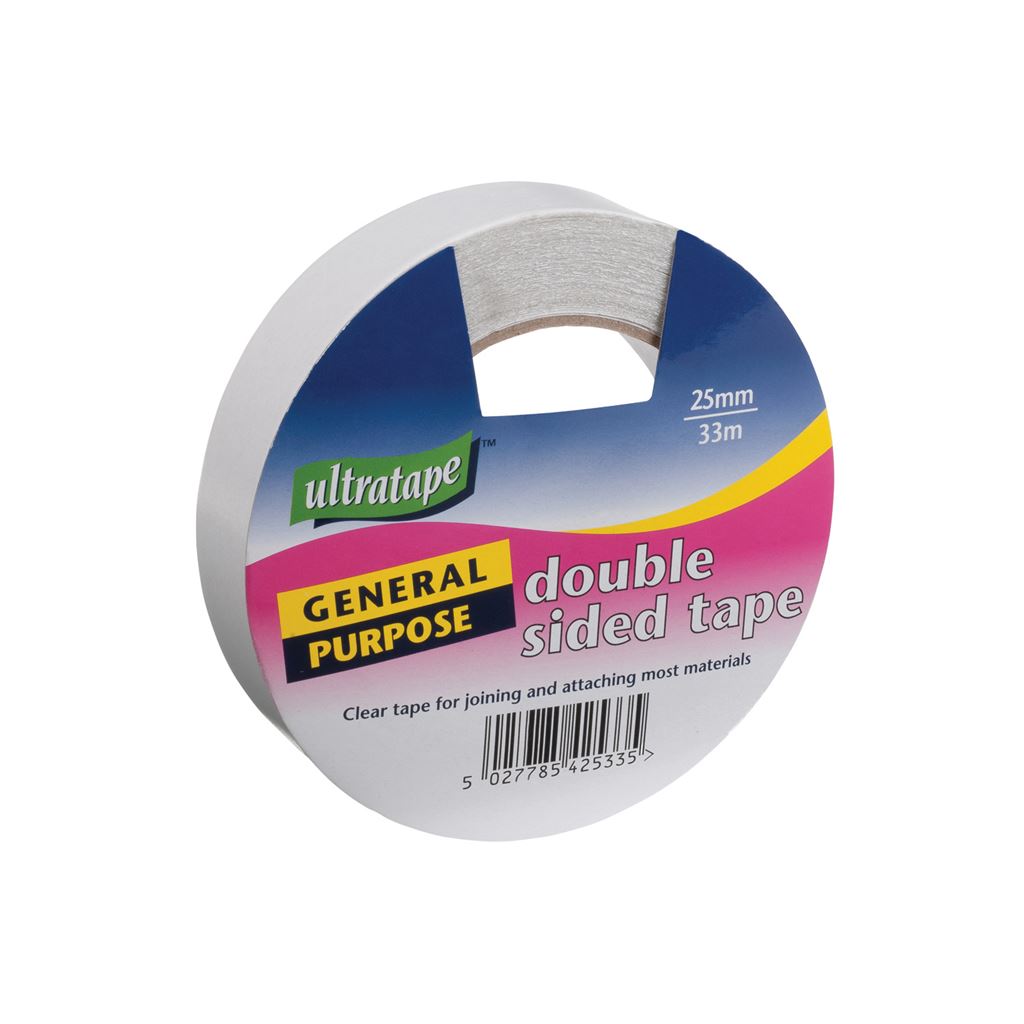 Ultratape Double Sided Tape - 25mm x 33m - DST2533