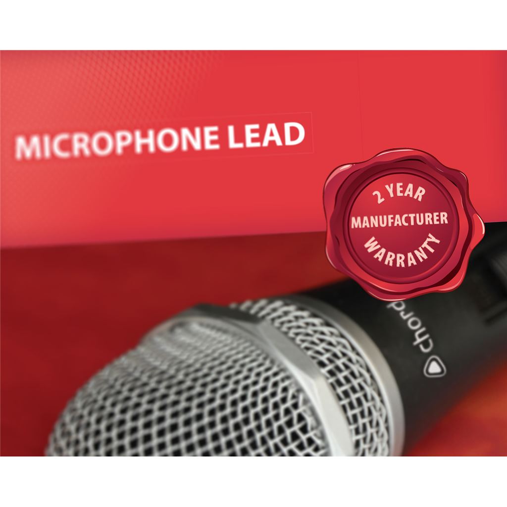 Classic Microphone Leads XLR Female - XLR Male - 6.0m Black - XF-XM600BK