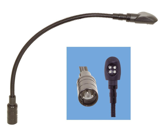 12 V Ultra Bright LED 360 mm Gooseneck with XLR Plug