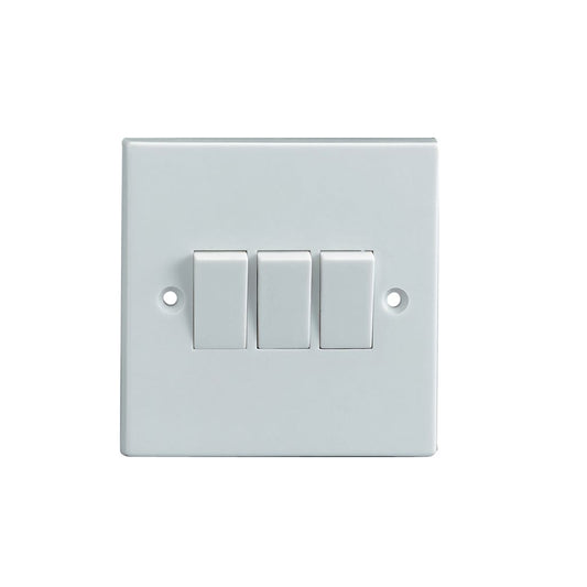 3 Way 2 Gang Light Switch 5A