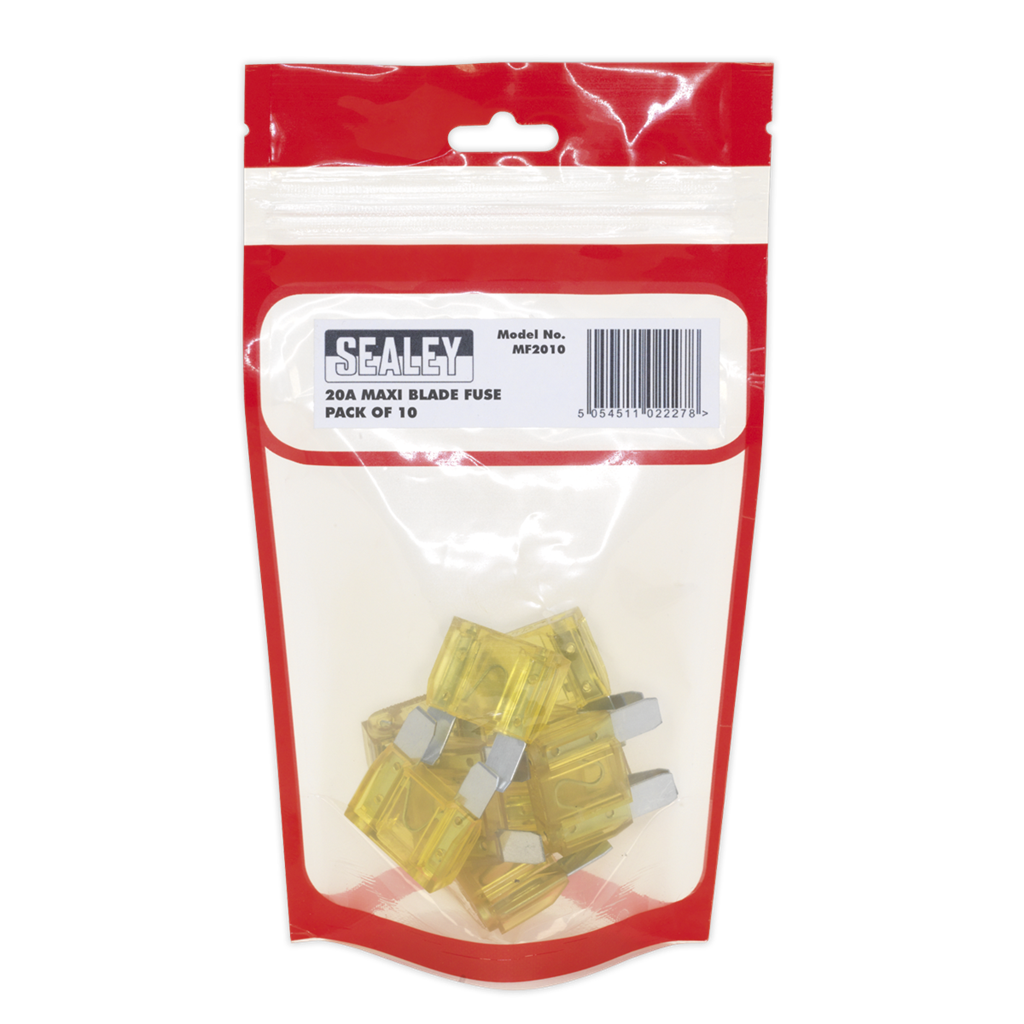 Automotive MAXI Blade Fuse 20A - Pack of 10