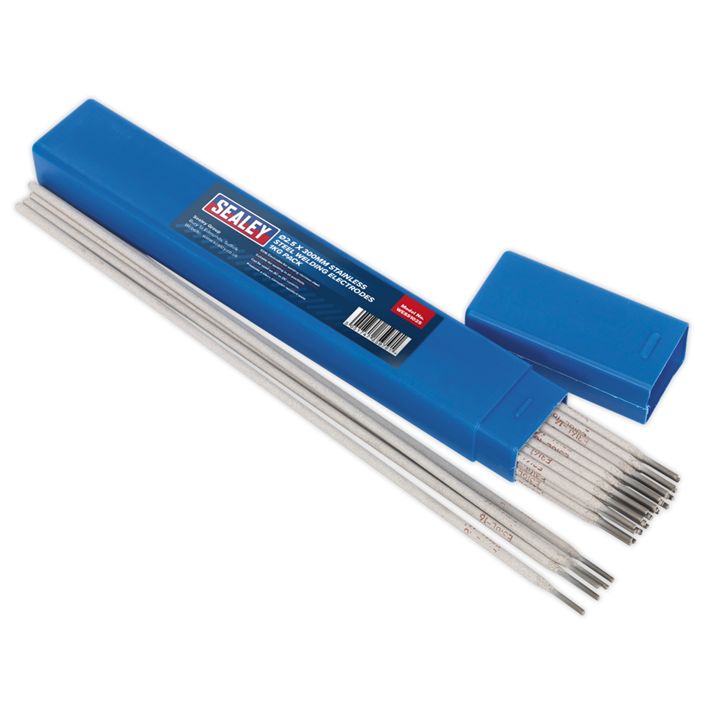 Welding Electrodes Stainless Steel &#216;2.5 x 300mm 1kg Pack