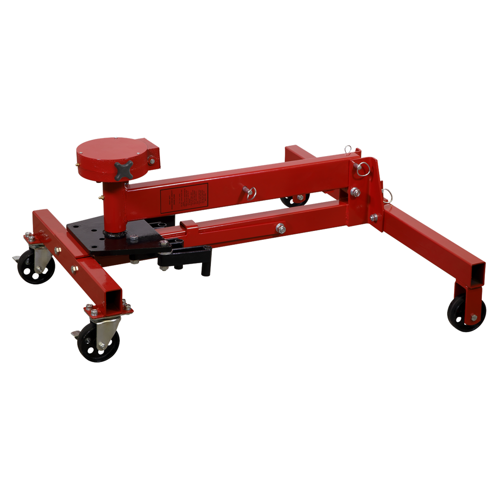 Folding 360&#186; Rotating Engine Stand with Geared Handle Drive 450kg Capacity