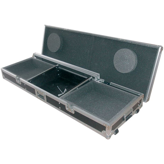 Flightcase for A Mixer and 2 x Turntables - 8U 19" CD players/turntable - CASE:TT19