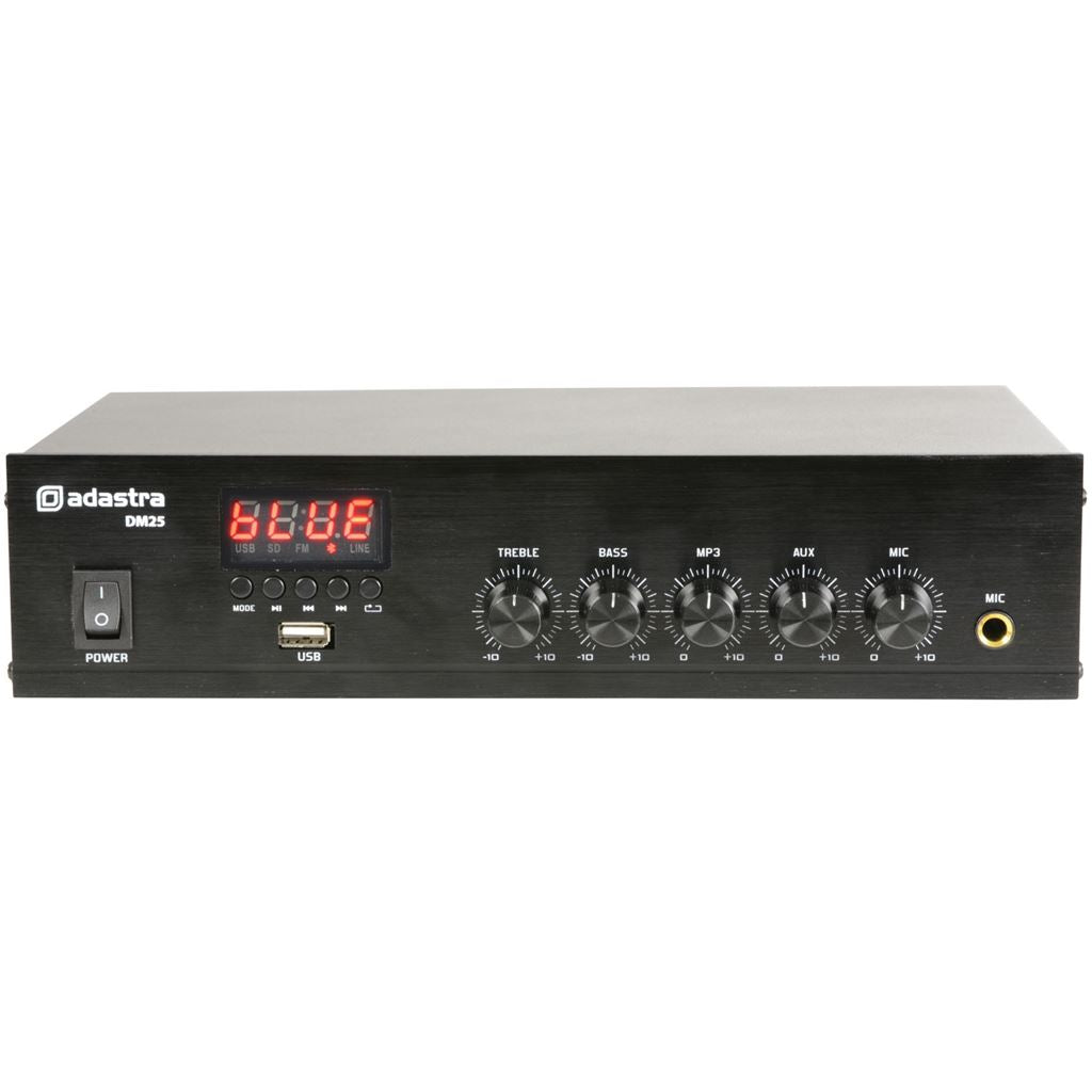 DM-Series Mixer-Amp with USB/FM and Bluetooth - DM25 Digital 100V 25W