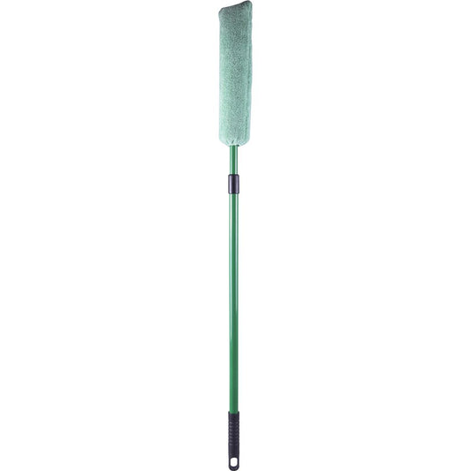 Telescopic Wheelie Bin Brush with Microfibre Head